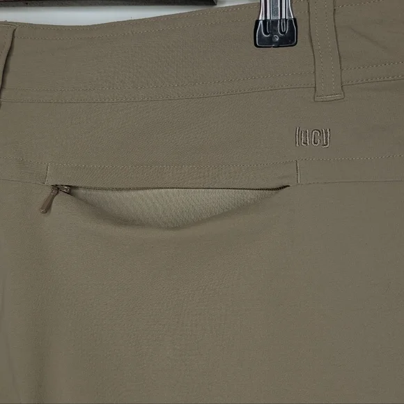 Lucy Women's Light Tan Athletic Casual Khaki Outdoor Hiking Shorts Size Large - Picture 14 of 14